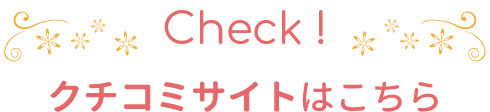 Check! クチコミサイトはこちら