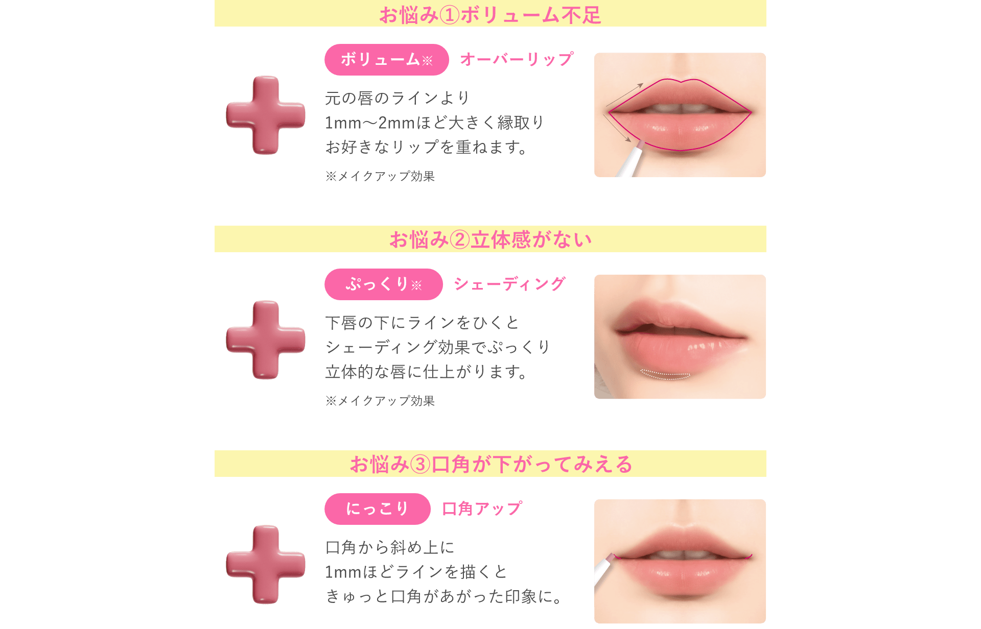 “お悩み別”に使い方をご紹介♪2