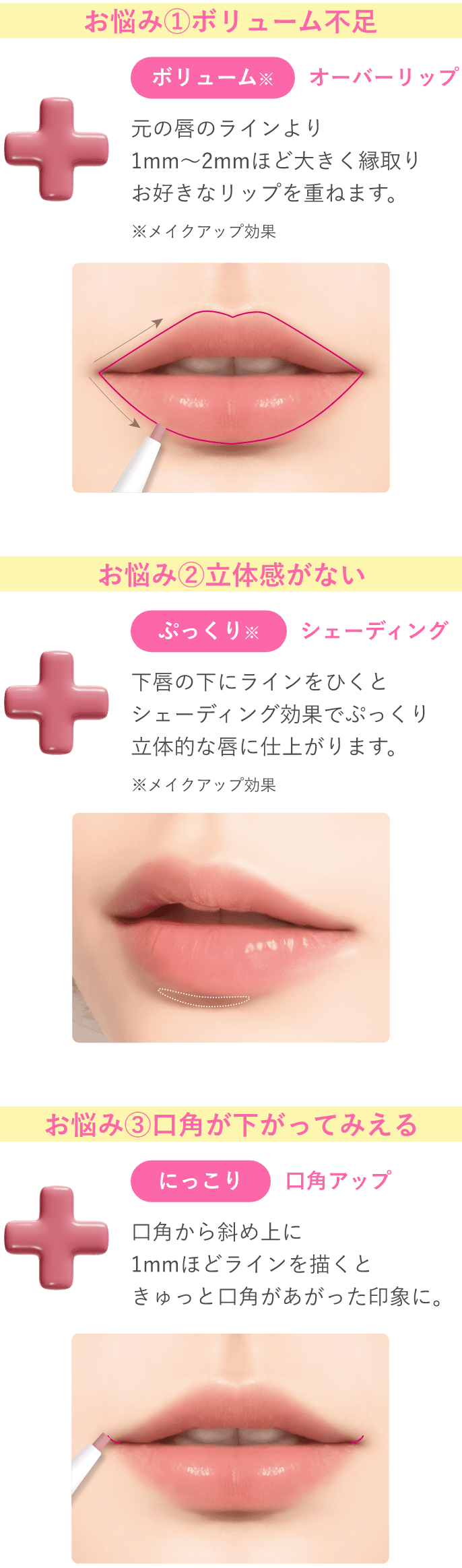 “お悩み別”に使い方をご紹介♪2