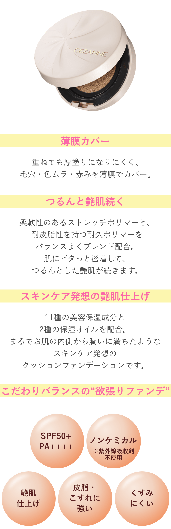 毎日使いたい！欲張りファンデーション